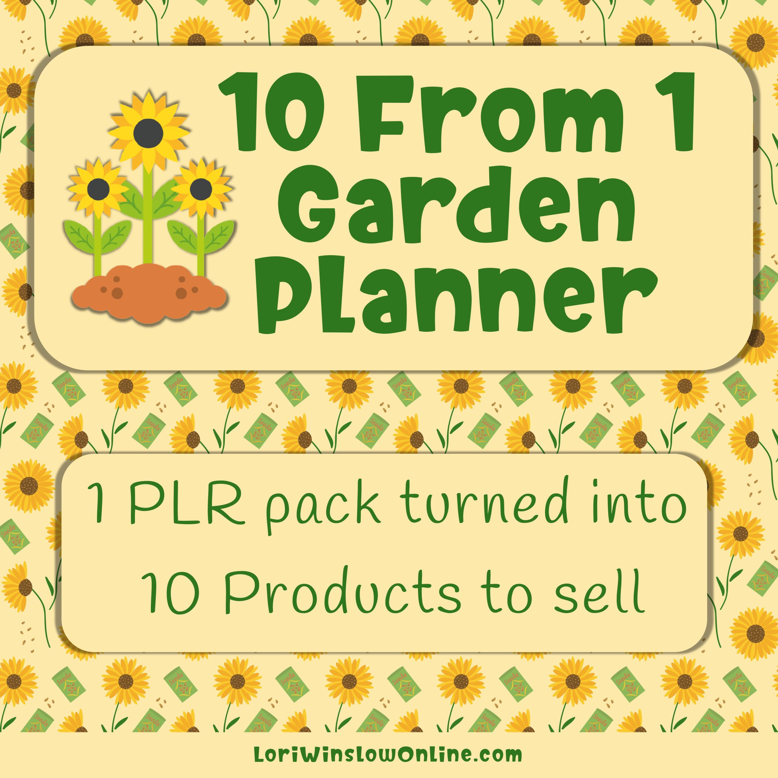 10 From 1 Gardne Planner Sales Page Graphic