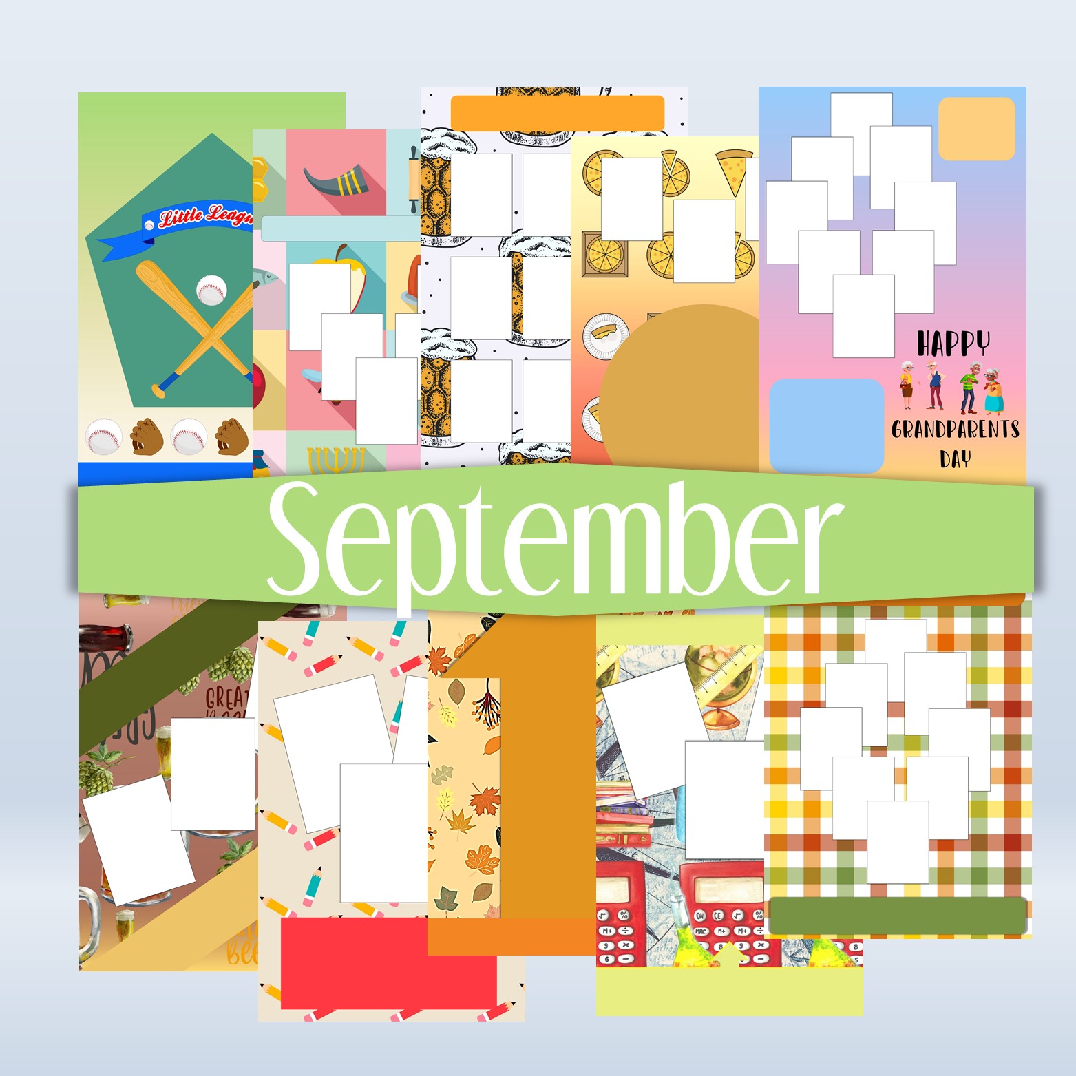 September Template Mockup