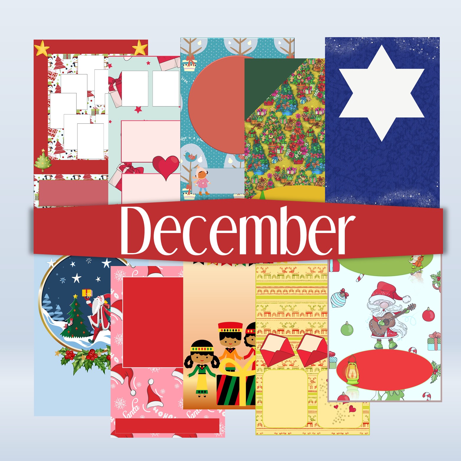 December Template Mockup