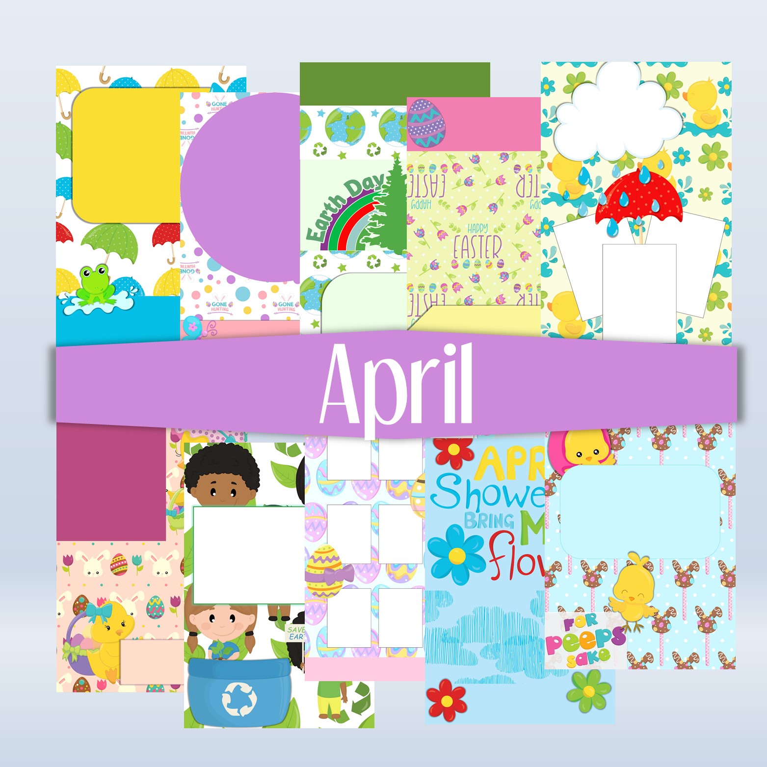 April Template Mockup